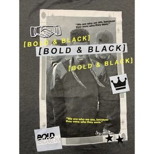 Bold and Black Mad Engine T Shirt Black Lives Matter - Mens - XXL - NEW